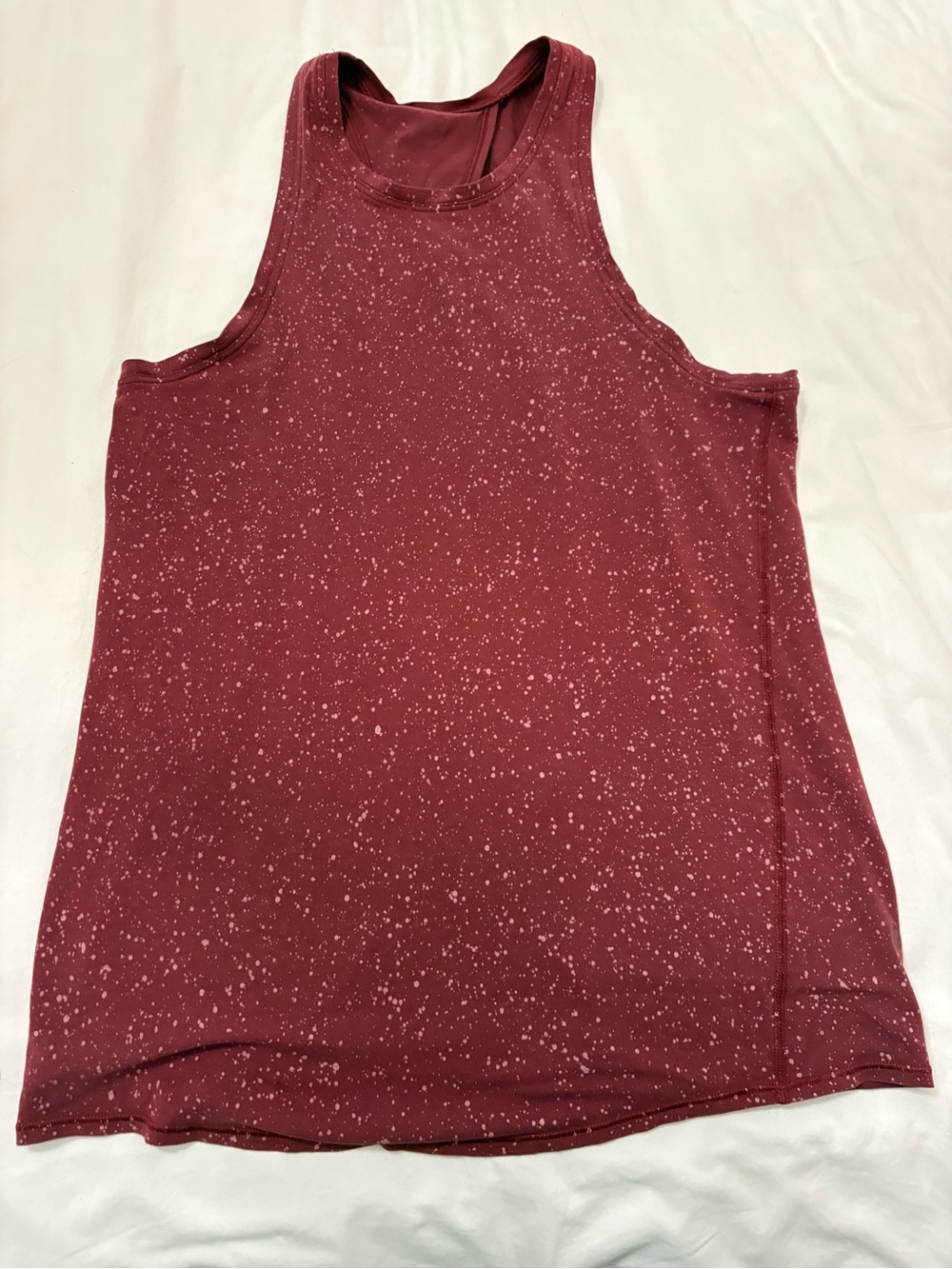 lululemon athletica Maroon Speckle Racerback Tank
